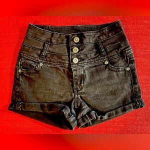 1st Kiss women shorts super high rise size1 color black